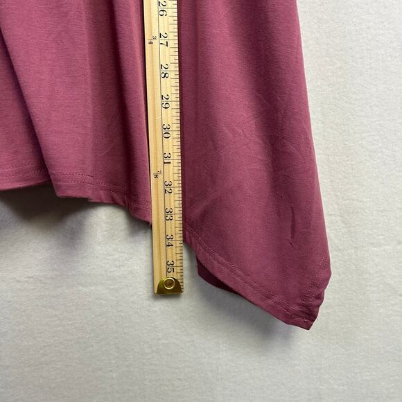 Woman's Mauve Tunic Top - Size 3X Boho Normcore Athleisure - Picture 12 of 12